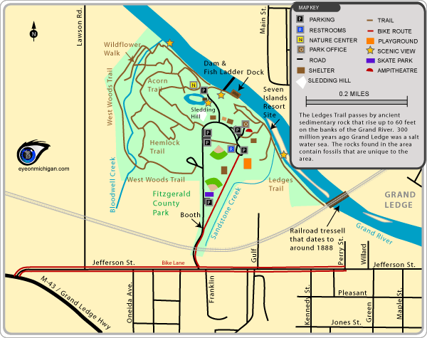 Fitzgerald County Park Map