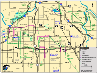 Grand Rapids Trails Map - small map