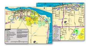 Get maps of parks, bike trails, snowmobile trails, an historic walking route and more in the Houghton area.