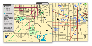 Download maps of parks, trails, bike routes and other locations around Jackson, Michigan.
