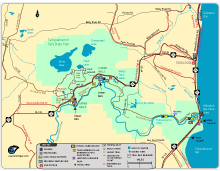 Tahquamenon Falls State Park Area Map - small map