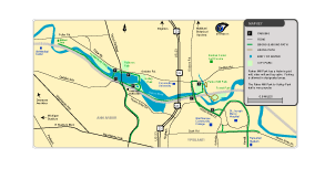Download a map of the Ann Arbor - Ypsilanti Trail.