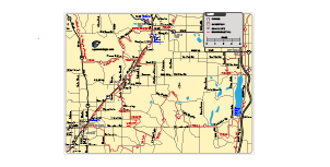 Download a map of the snowmobile trails around Mancelona.