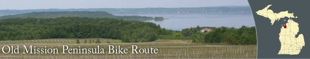 Traverse City - Mission Point Bike Route Map and Information