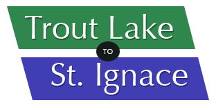 St. Ignace-Trout Lake Trail logo logo